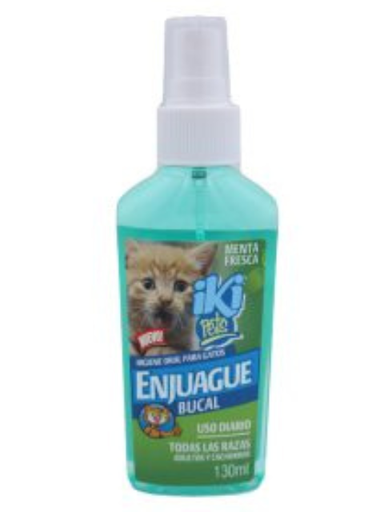 IKIPETS ENJUAGUE BUCAL GATO X 130 ML