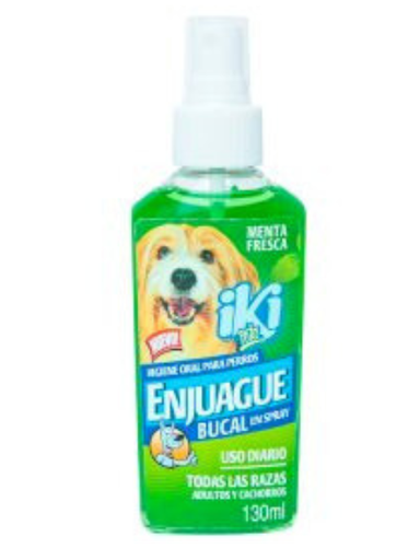 IKIPETS ENJUAGUE BUCAL PERRO X 130 ML