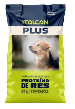 [548U] ITALCAN PLUS CARNE Y VERD X 25 KG