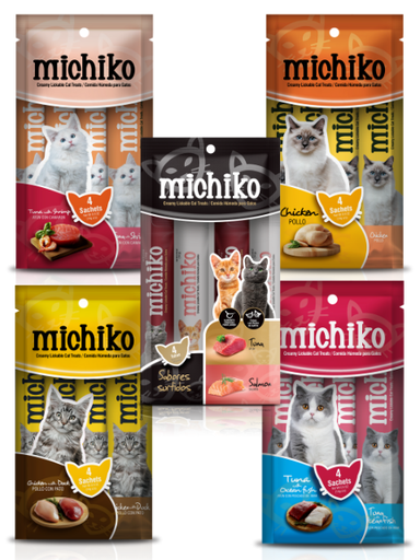[612U] MICHIKO SOBRES ATUN/SALMON X 4 UNI