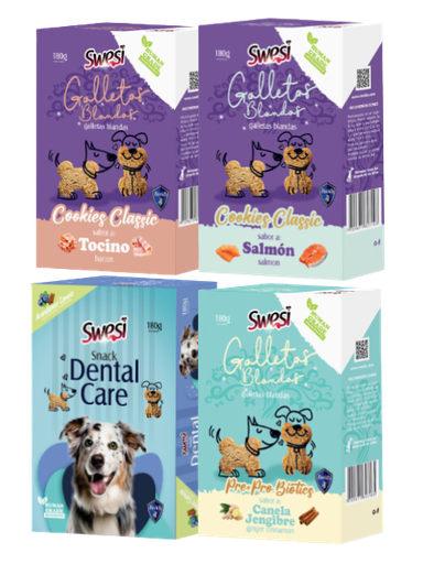 [644U] NAN SWESI GALLETA DOG SURT. X 180 GR