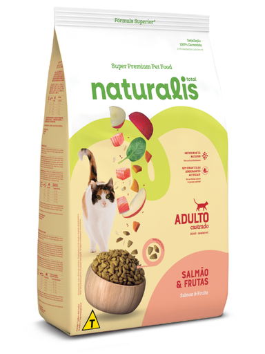 [647U] NATURALIS GATO CASTRADO SALMÓN X 7.5 KG