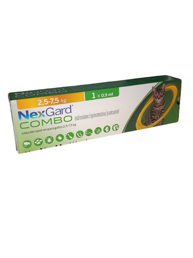 [654U] NEXGARD CAT 2.5 A 7.5 KG