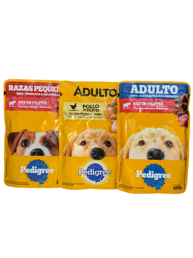 PEDIGREE SOBRE ADULTO SURT. X 100 GR