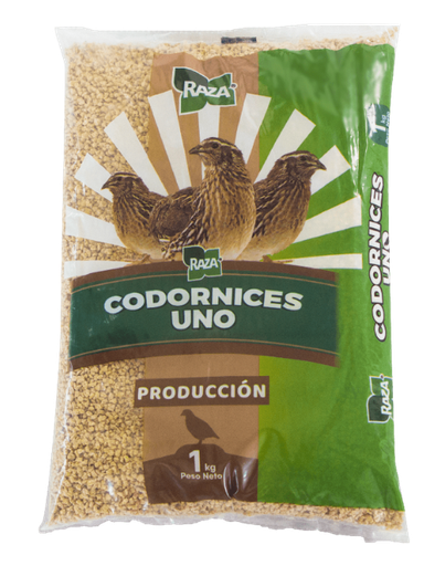 RAZA CODORNICES X 1 KG X 20 UNI