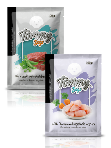 TOMMY DOG SOBRE ADULTO SURT. X 100 G
