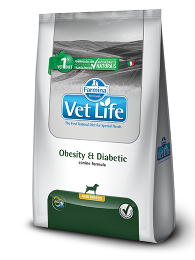 [979U] VET LIFE DOG OBESI. & DIABET. MINI X 2 KG