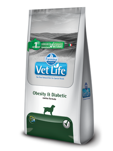 [980U] VET LIFE DOG OBESI. & DIABET. X 10.1 KG