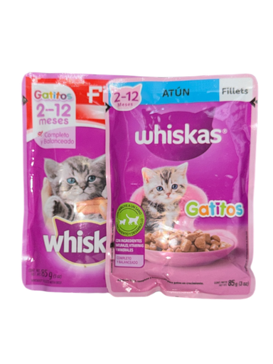 WHISKAS SOBRE GATITO SURT. X 85 G