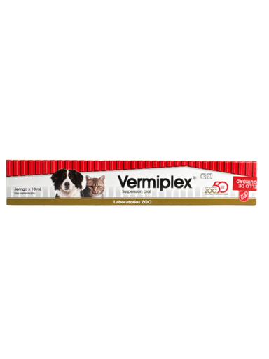 [1007U] ZOO VERMIPLEX SUSP. X 10 ML