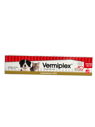 [1008U] ZOO VERMIPLEX SUSP. X 5 ML