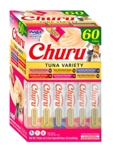 [1053U] CHURU CAT SOBRES BOX X 60 (SESENTA) UNI
