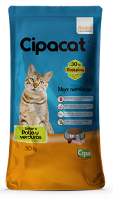 [1064U] CIPA CAT VERDURAS Y POLLO X 30 KG